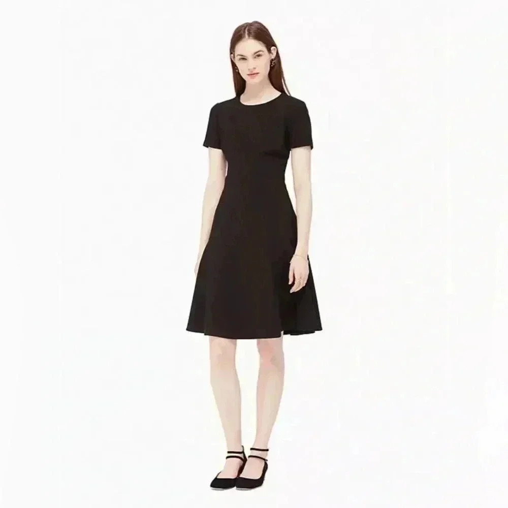 Kate Spade Black Fit and Flare Dress Size 00